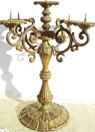 Неймовірної краси антикварний канделябр!