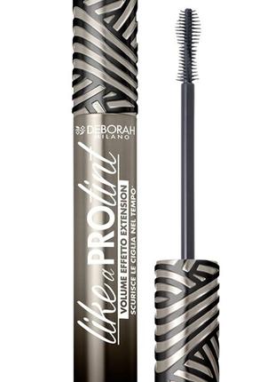 Italy, deborah milano like a pro tint volume mascara,профессиональная тушь-тинт на...