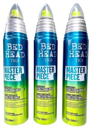 Лак для волос с интенсивным блеском tigi bed head masterpiece massive shine hairspray 340мл