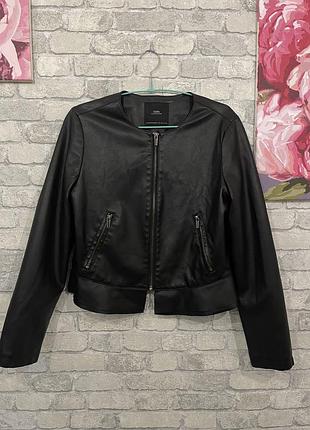 Косуха кожаная куртка zara