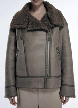 Тепла дублянка з діючої колекції zara1 фото