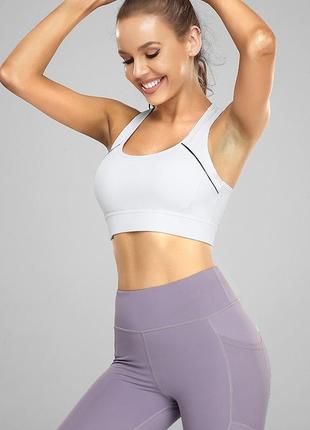 Спортивный топ спортивный бюстгальтер для фитнеса йоги бега