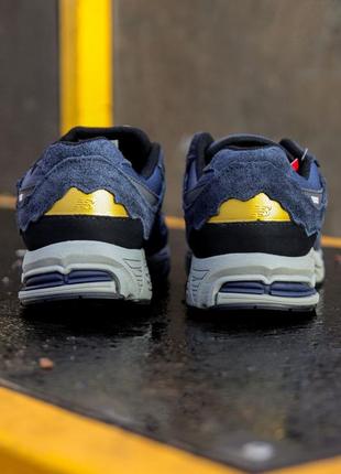 Мужские кроссовки new balance 2002r “protection pack blue” gore-tex tex топ качества 🔥9 фото