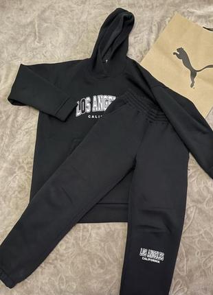 Теплий костюм на флісі для підлітка