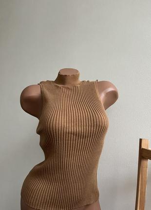 Гольф водолазка без рукав в рубчик от primark s-l