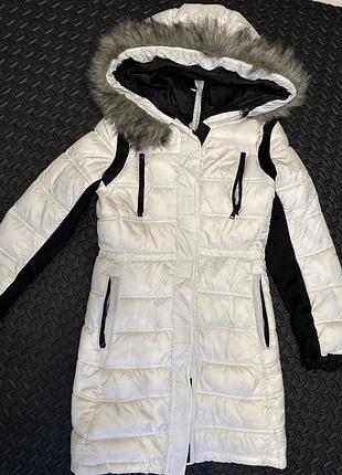 Зимний термо плащ / пальто crop outerwear