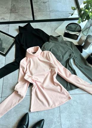 Гольф ангора на флисе разные цвета фото реальны