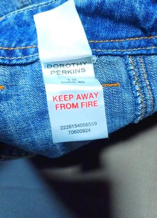 Крутые джинсы оверсайз талия 88 см dorothy perkins size 12 euro 40 8