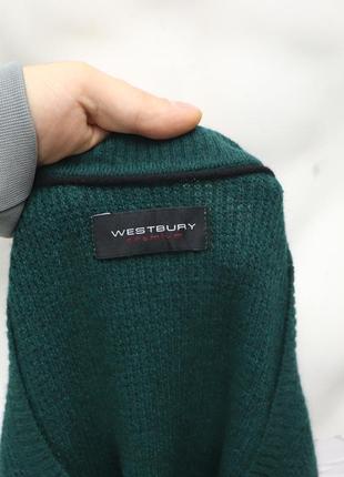 Чоловічий якісний светр кофта westbury premium зел оригінал [ l-xl ]