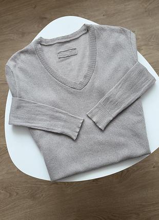 Кашемировый свитер джемпер italy s m