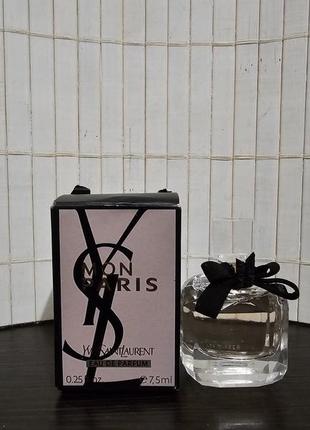 Парфюмированная вода yves saint laurent mon paris для женщин 7,5 мл