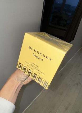 Духи духи weekend оригинальный аромат burberry