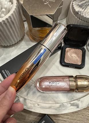 Туш водостійка обʼємна kiko milano