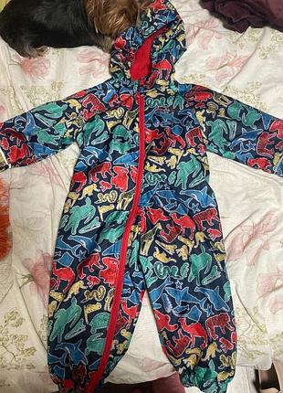 Комбінезон на флісі 🐊🦖на півтора два рочки mountain warehouse