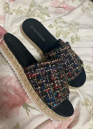 Крутезні 💥 шльопки р 39 bellissimo як нові👠🍾
