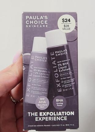 Набор тоников для эксфолиации paulas choice