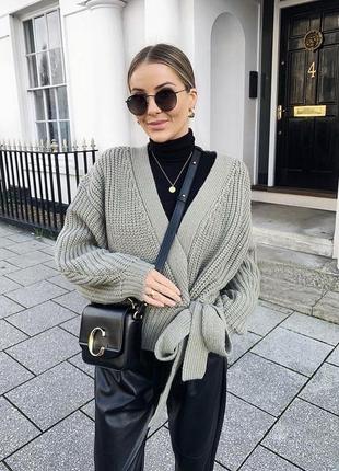 Вʼязаний кардиган zara