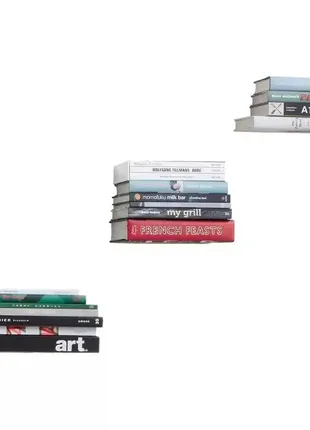 Полка книжная 14х13х14, металлик, полка неведимка, стильная полка для книг. conceal umbra. арт 0-005