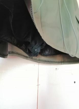 Шорти спідниця котон з накладними кишенями карго талія утяжка2 фото