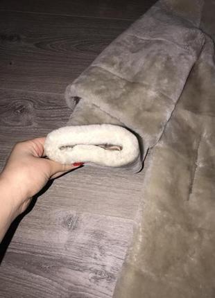 Шубка для натурального хутра овчина мутон шуба2 фото