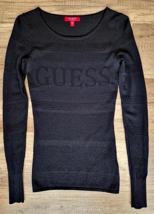 Джемпер guess свитер черного цвета оригинал лонгслив кофта