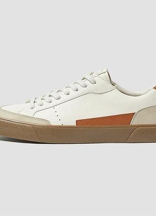 Чоловічі кеди зі вставками з нової колекції pull&bear розмір 45 устілка 29 см