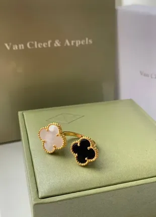 Кольцо в стиле van cleef (vca,ван клиф,клевер)🌸