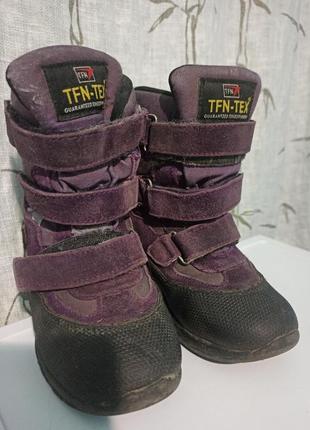 Зимние тёплые ботинки для девочки 30 р