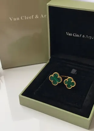 Кольцо в стиле van cleef (vca,ван клиф,клевер)🌸