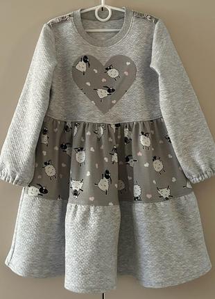 Сукня тепла на 6-7 років