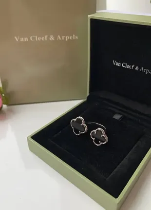 Кольцо в стиле van cleef (vca,ван клиф,клевер)🌸