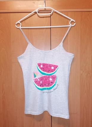 Бавовняна майка з яскравим принтом