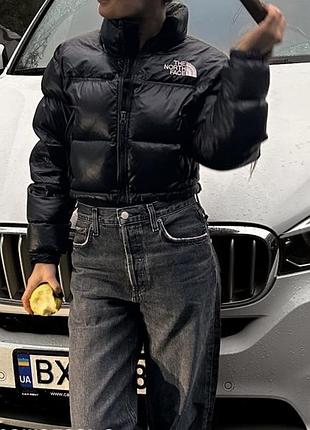 Женский пуховик the north face nuptse short jacket 700