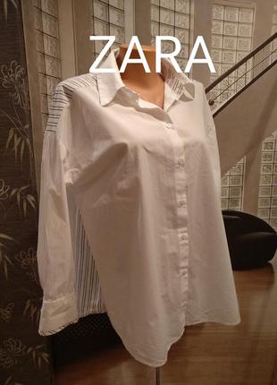 Сорочка оверсайз zara