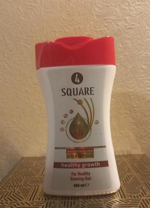 Стимулюючий шампунь для волосся "здоровий ріст" 4 square, 400 мл