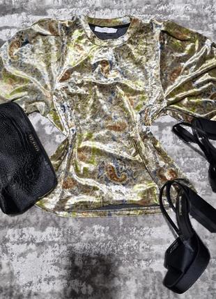 Бархатна блуза costes m, l