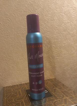 Мус для укладки волосся panorama mega,200 мл