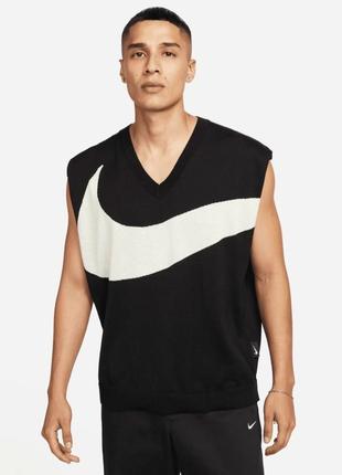 Nike swoosh свитер жилет новый оригинал унисекс