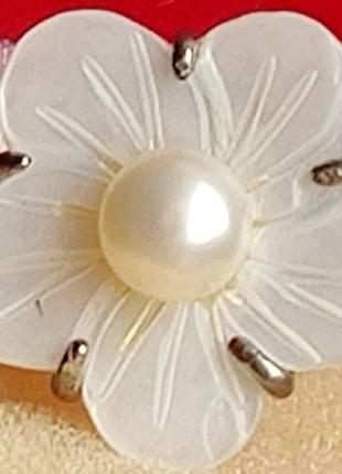 Каблучка с перлиною 4