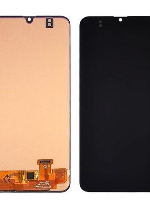 Дисплей samsung a205f galaxy a20 oled з сенсором чорний
