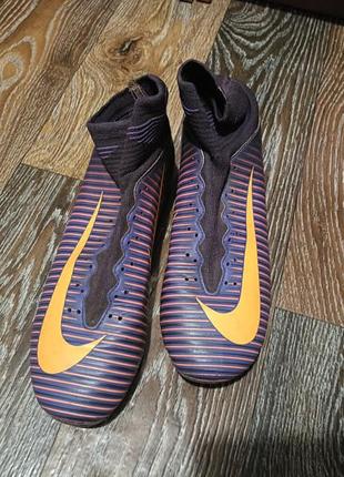 Nike mercurial ~футбольные бутсы копы с носком~ р 37 /23,5 см