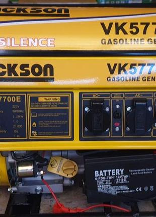 Генератор бензиновий vackson vk 57700e