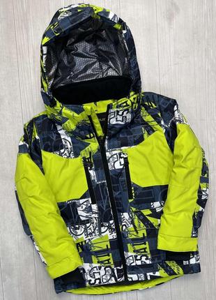 Куртка детская зимняя с термоподкладкой утепленная силиконом