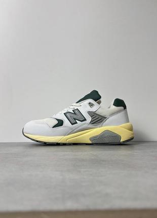 Белые мужские кроссовки new balance 580 арт.1842