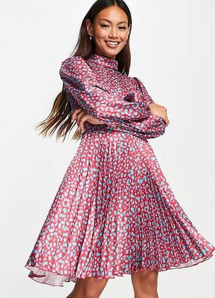Сатинова сукня пліссе closet london