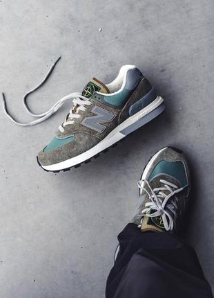 Кроссовки stone island в колоборации с new balance