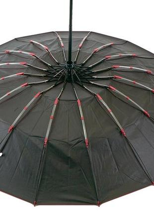 (6168) зонт женский однотонный 16 тройных спиц sks