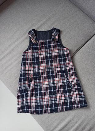 Твидовый сарафан на девочку