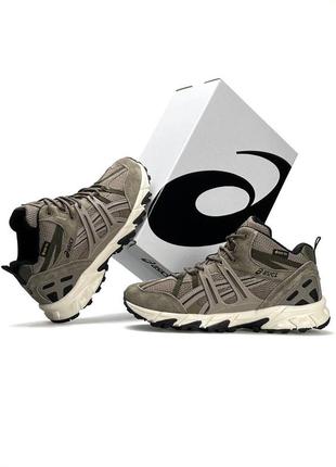 Мужские кроссовки asics gel-sonoma 15-50whitex high brown khaki fur
