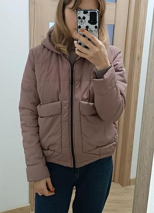 Женская демисезон курточка пудровая